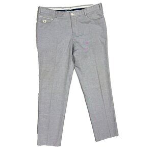 Pal Zileri Chinos 100% Cotton Mens Pants Grey 34x31